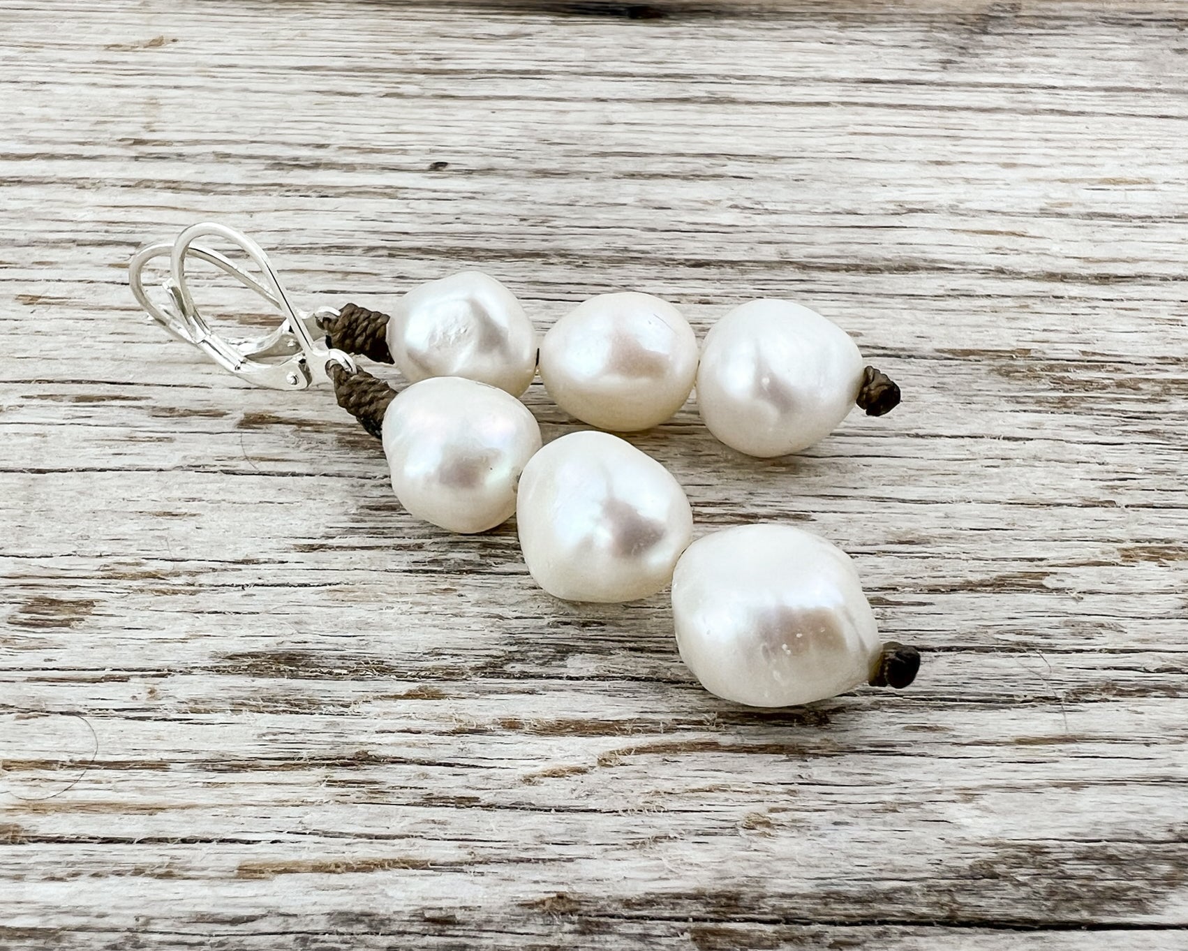 Stacked Pearl Earrings