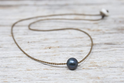 Pearl and Rope Waterproof Jewelry- Tula Blue