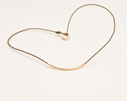 14k Gold-filled Bar Necklace