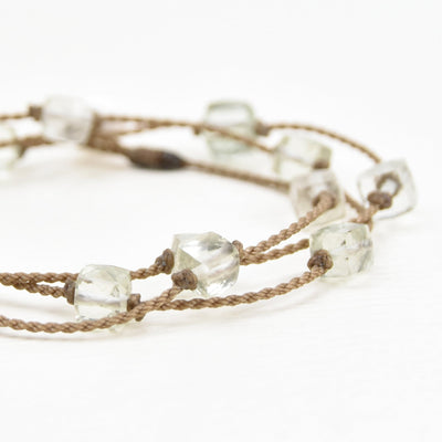 Green Amethyst Cube - Wrap