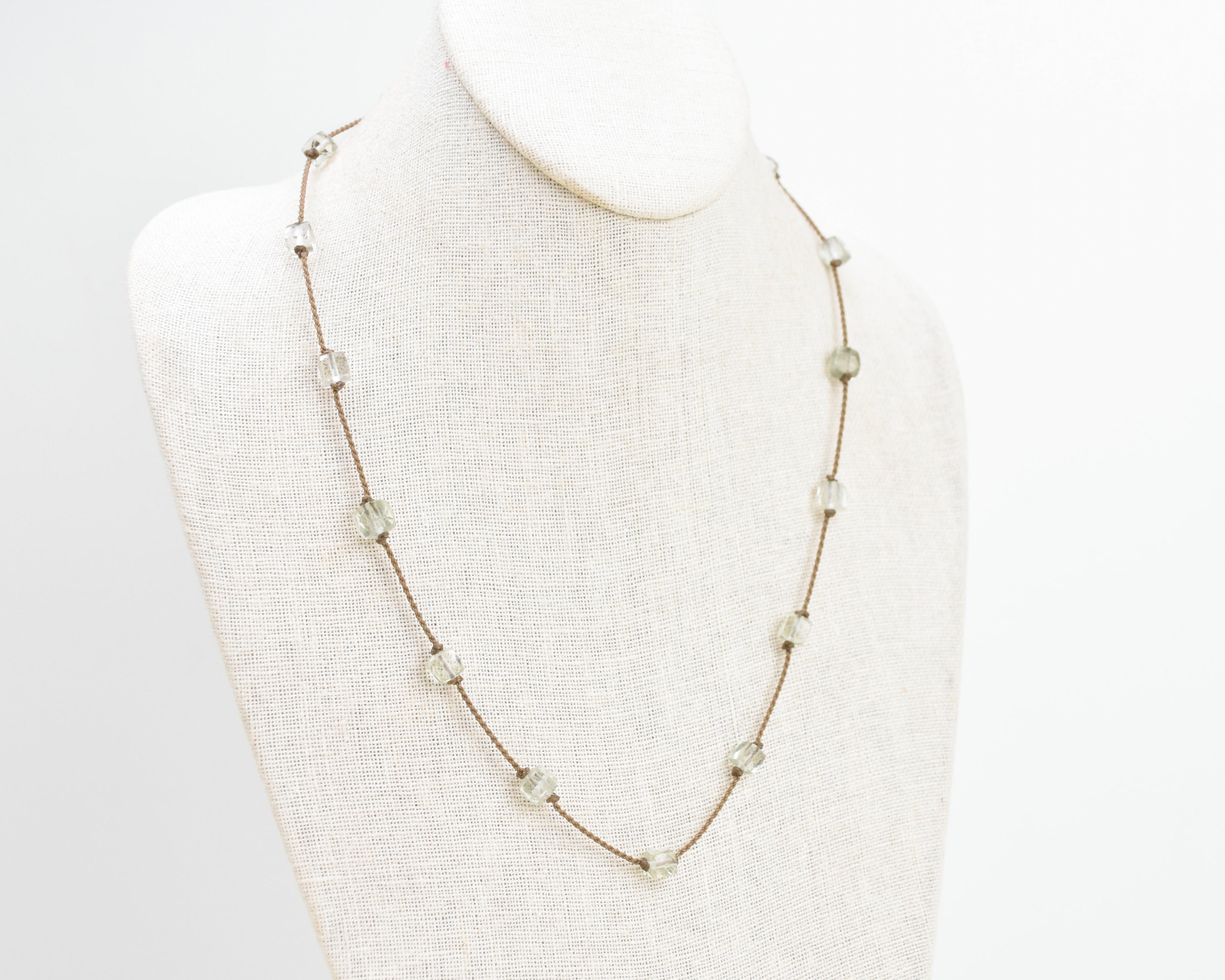 Green Amethyst Cube - Wrap