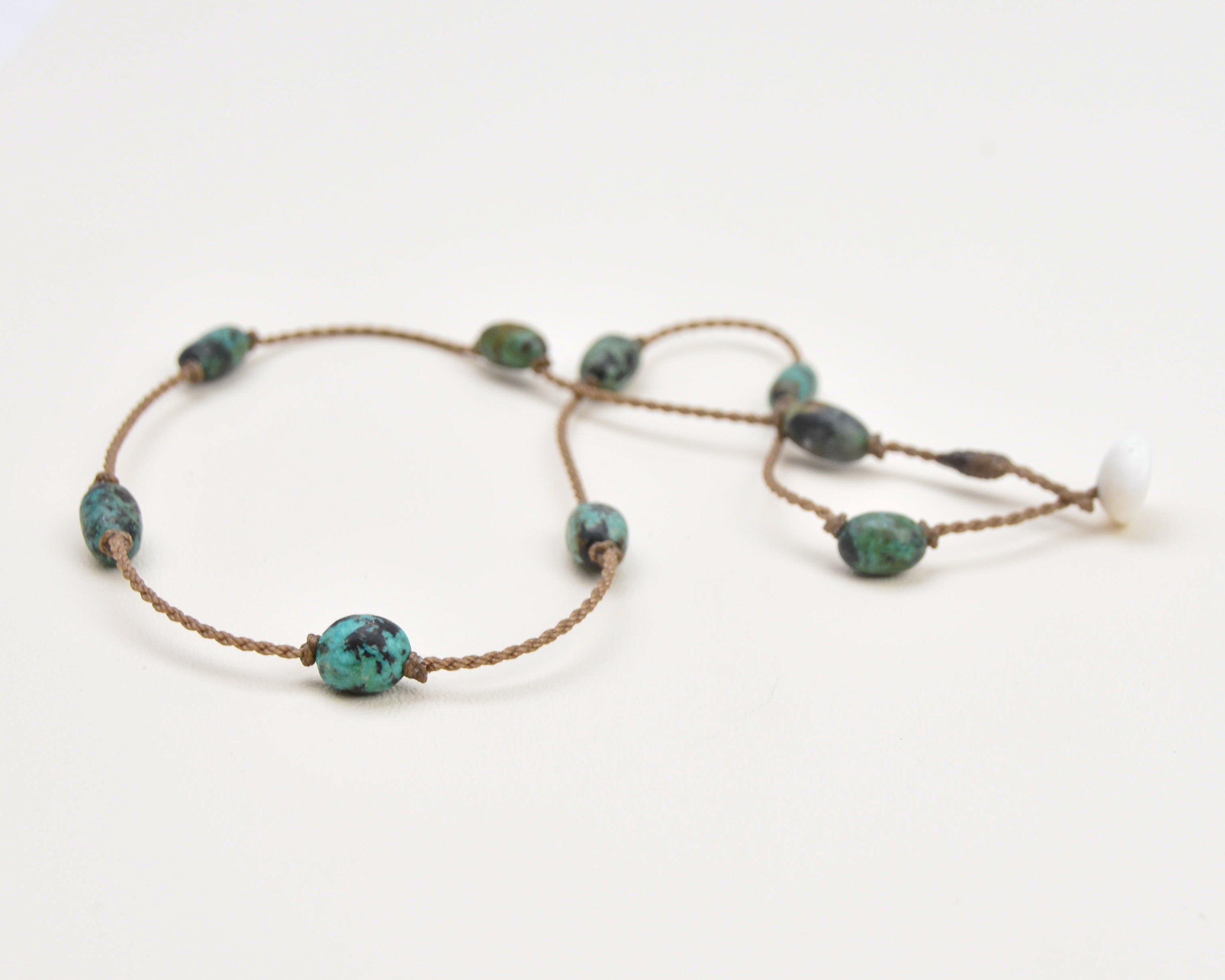 Princess Necklace-1041-Hubei Turquoise Nugget