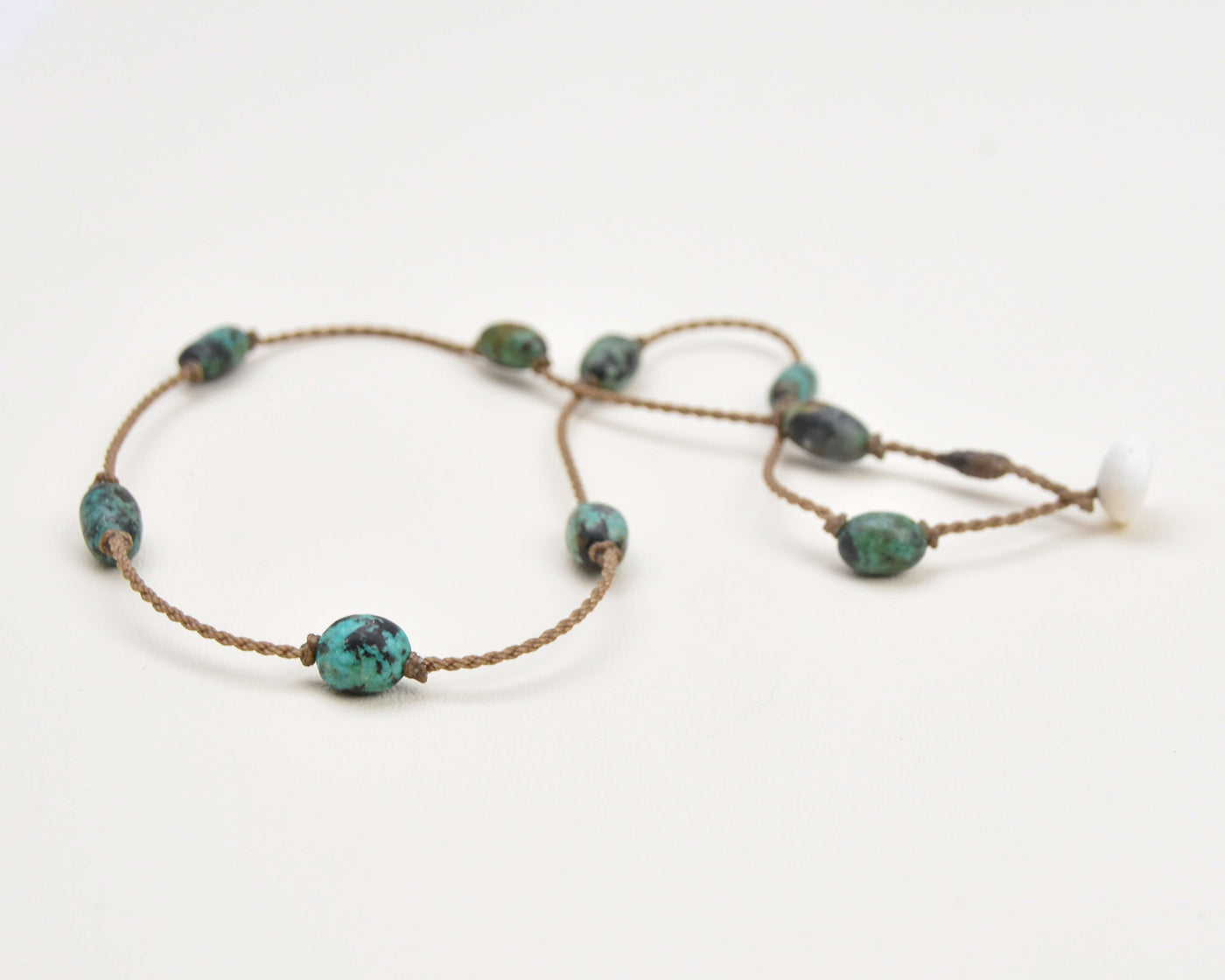 Princess Necklace-1041-Hubei Turquoise Nugget