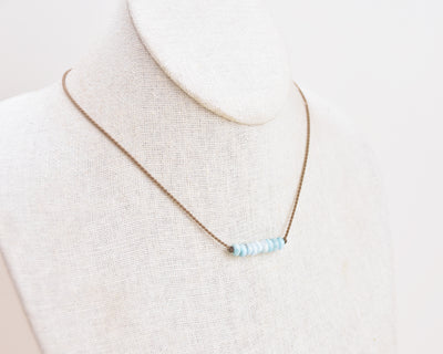 Bohemian Necklace-1190-Larimar