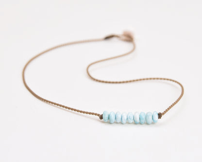Bohemian Necklace-1190-Larimar