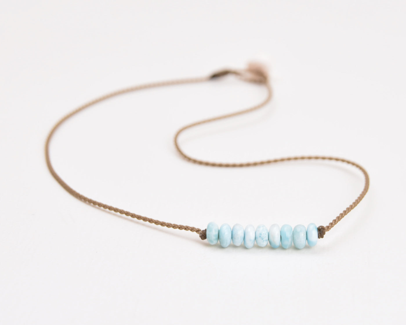 Bohemian Necklace-1190-Larimar