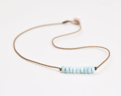 Bohemian Necklace-1190-Larimar