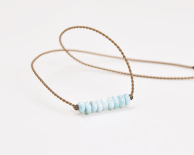 Bohemian Necklace-1190-Larimar