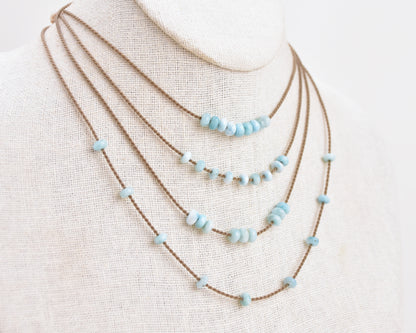 Heishi Bohemian-Larimar