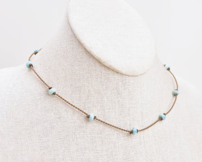 Larimar Princess Necklace