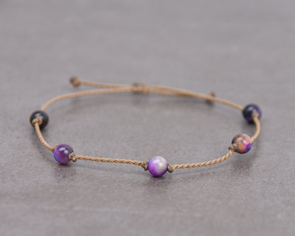 Men's Bracelet-0003-Assorted Stones