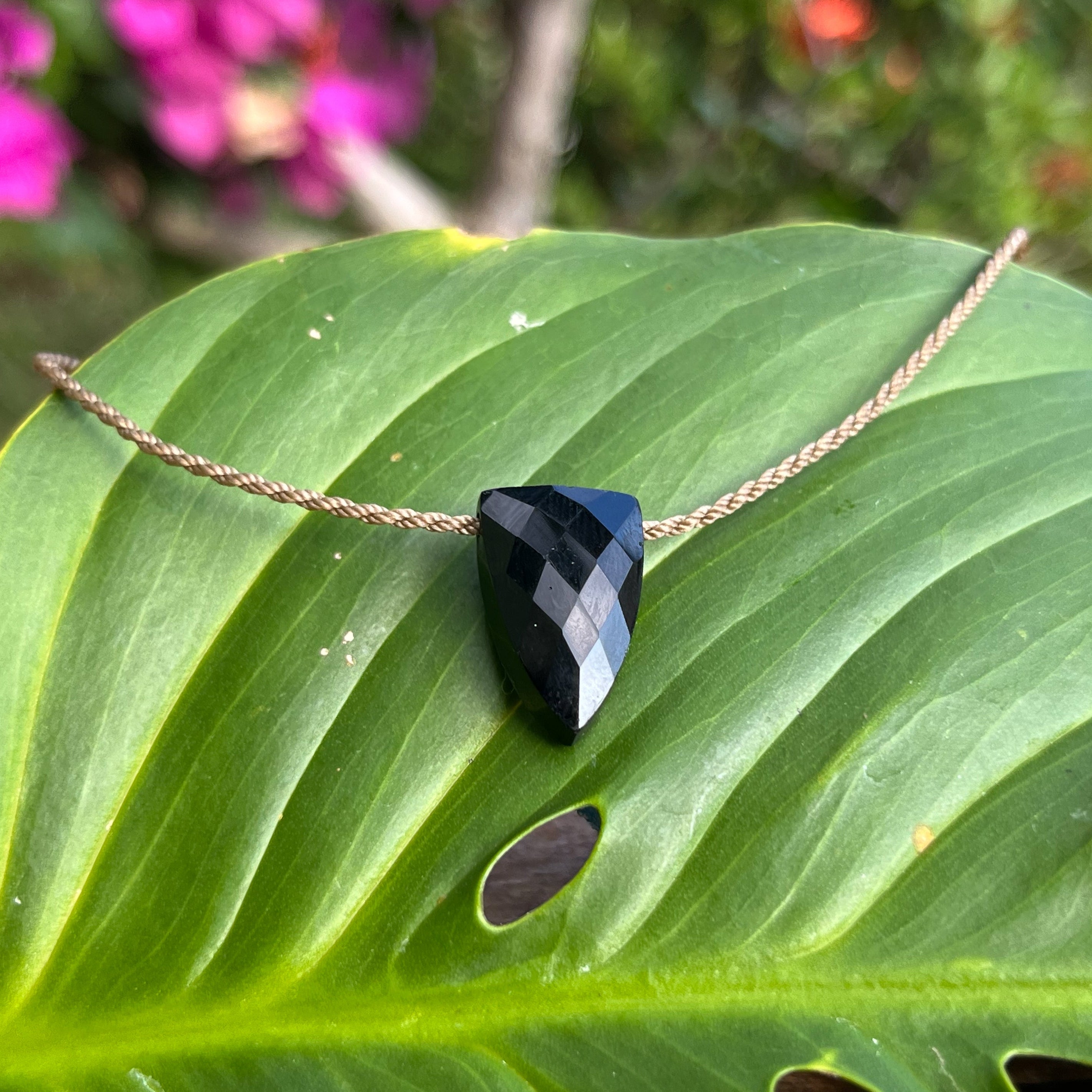 Pyramid Crystal & Gemstone Necklace