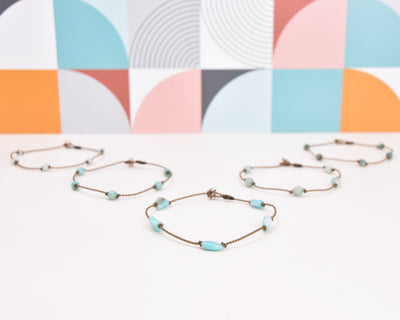 Amazonite Princess Anklets