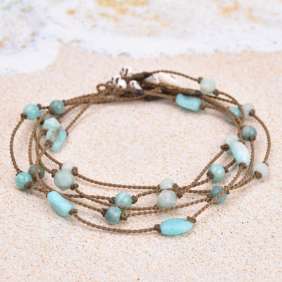 Amazonite Princess Anklets