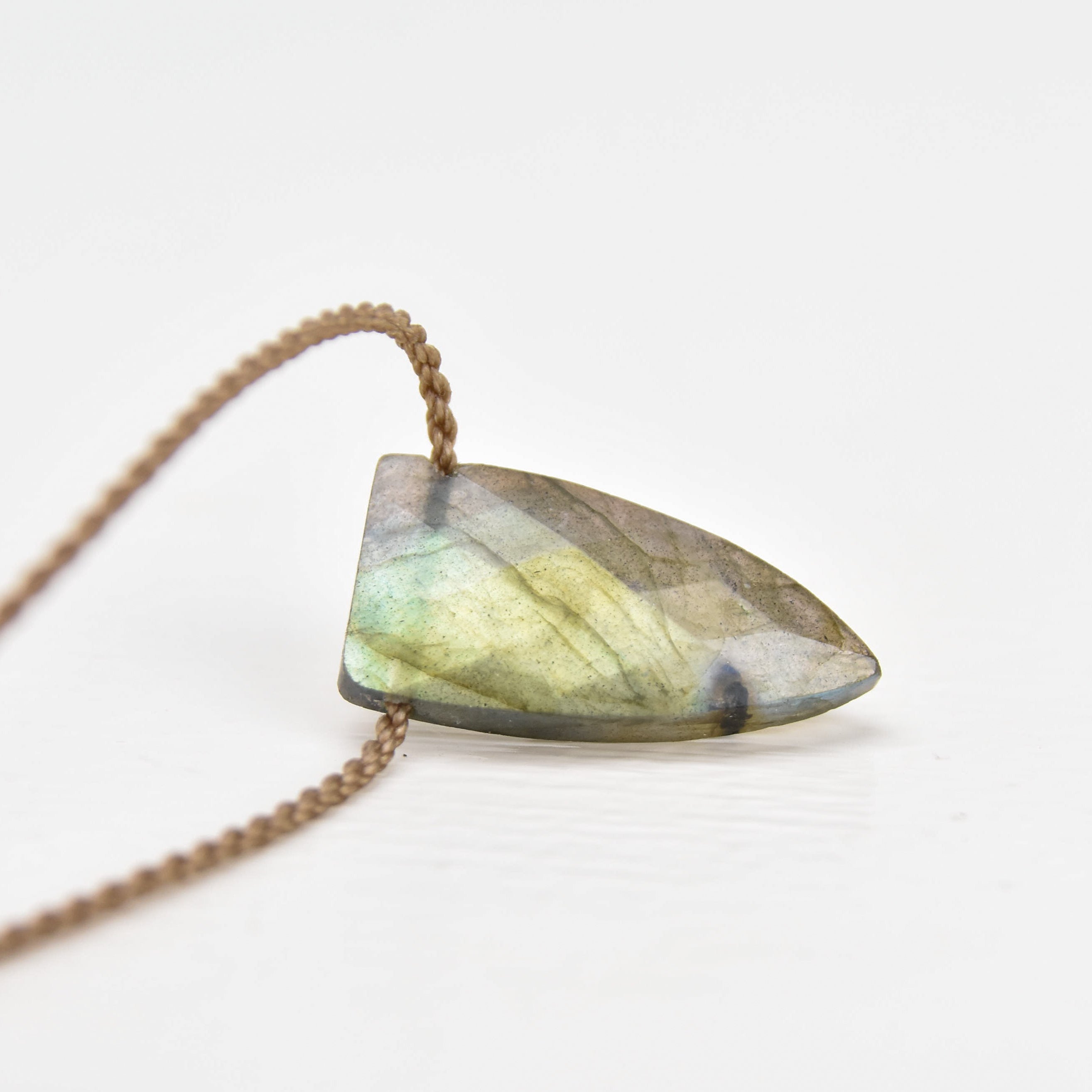 Pyramid Crystal & Gemstone Necklace