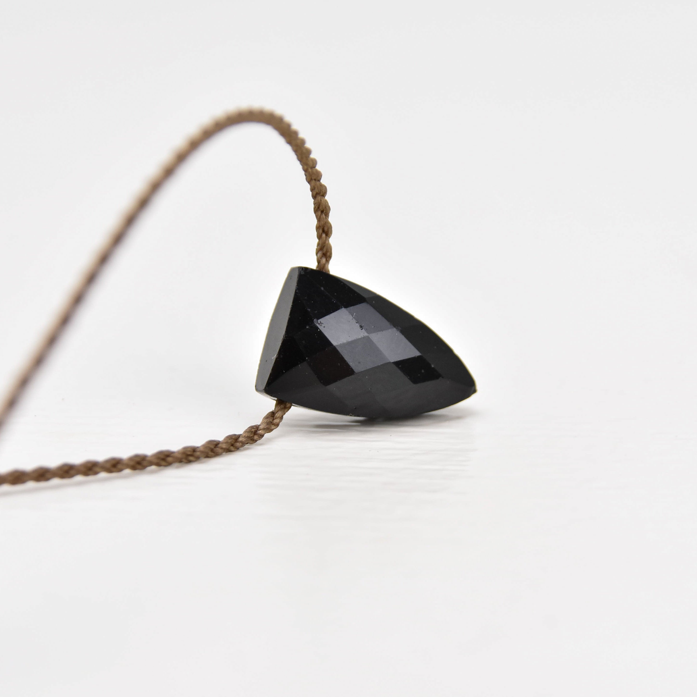 Pyramid Crystal & Gemstone Necklace