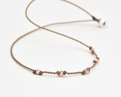 Quinn-1920-Rose Gold Faceted Tiny