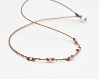 Quinn-1920-Rose Gold Faceted Tiny