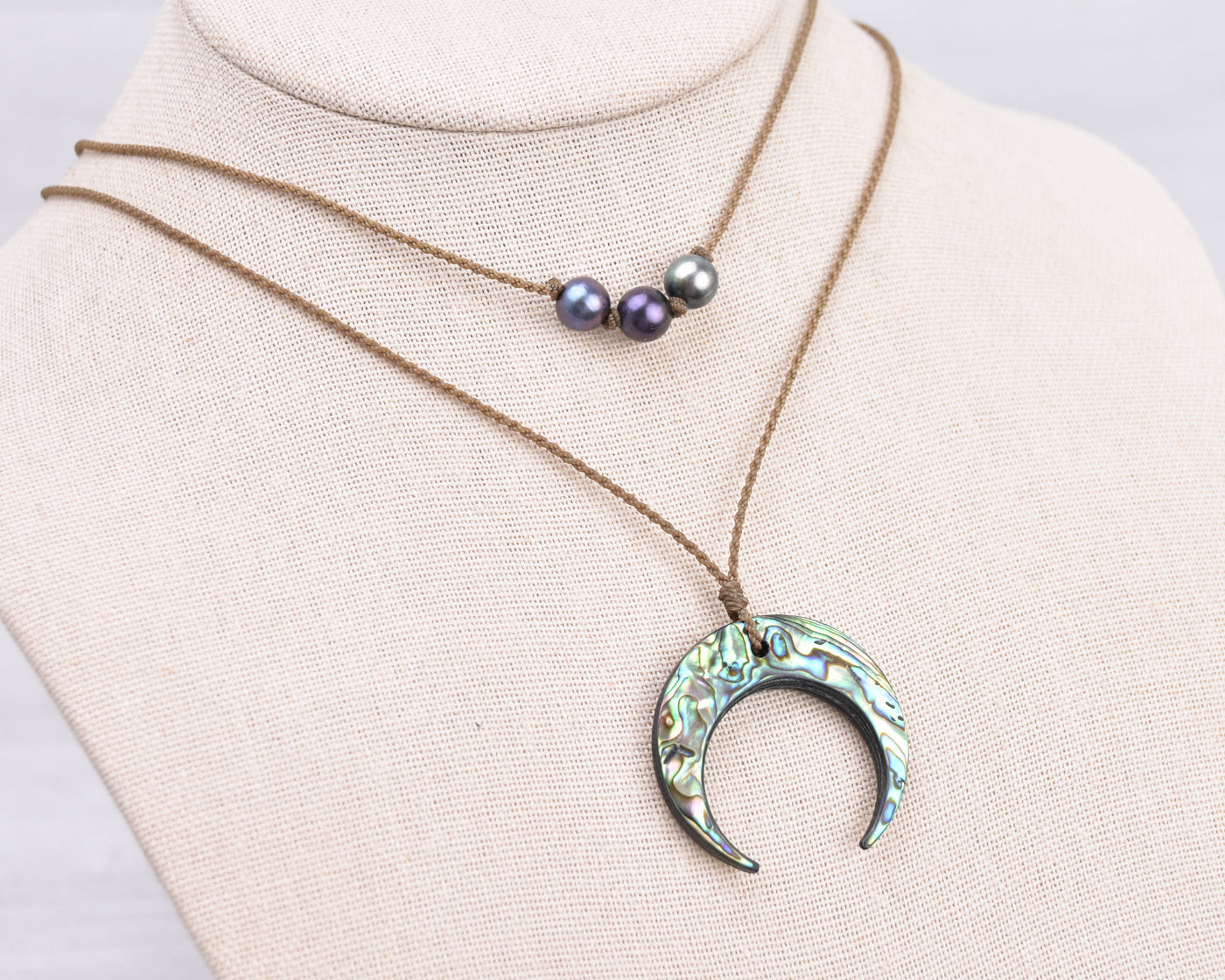 Abalone Sky - Necklace Stack