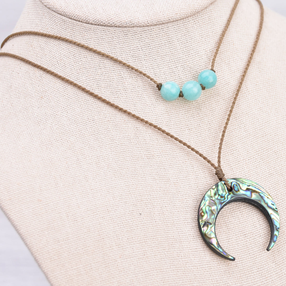 Abalone Sky - Necklace Stack