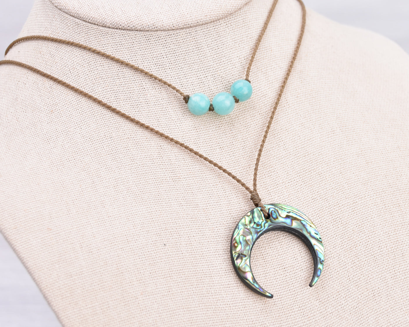 Abalone Sky - Necklace Stack