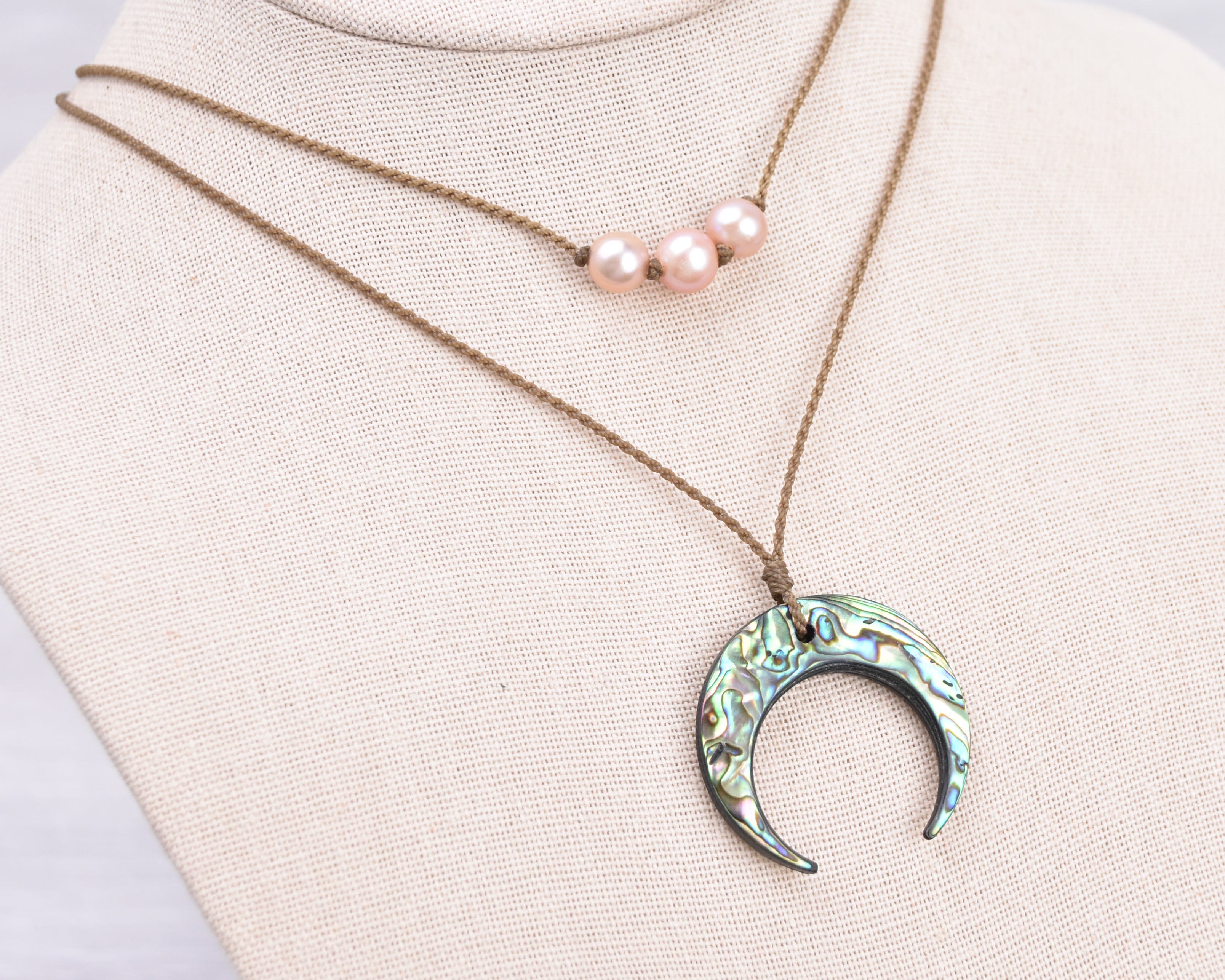 Abalone Sky - Necklace Stack