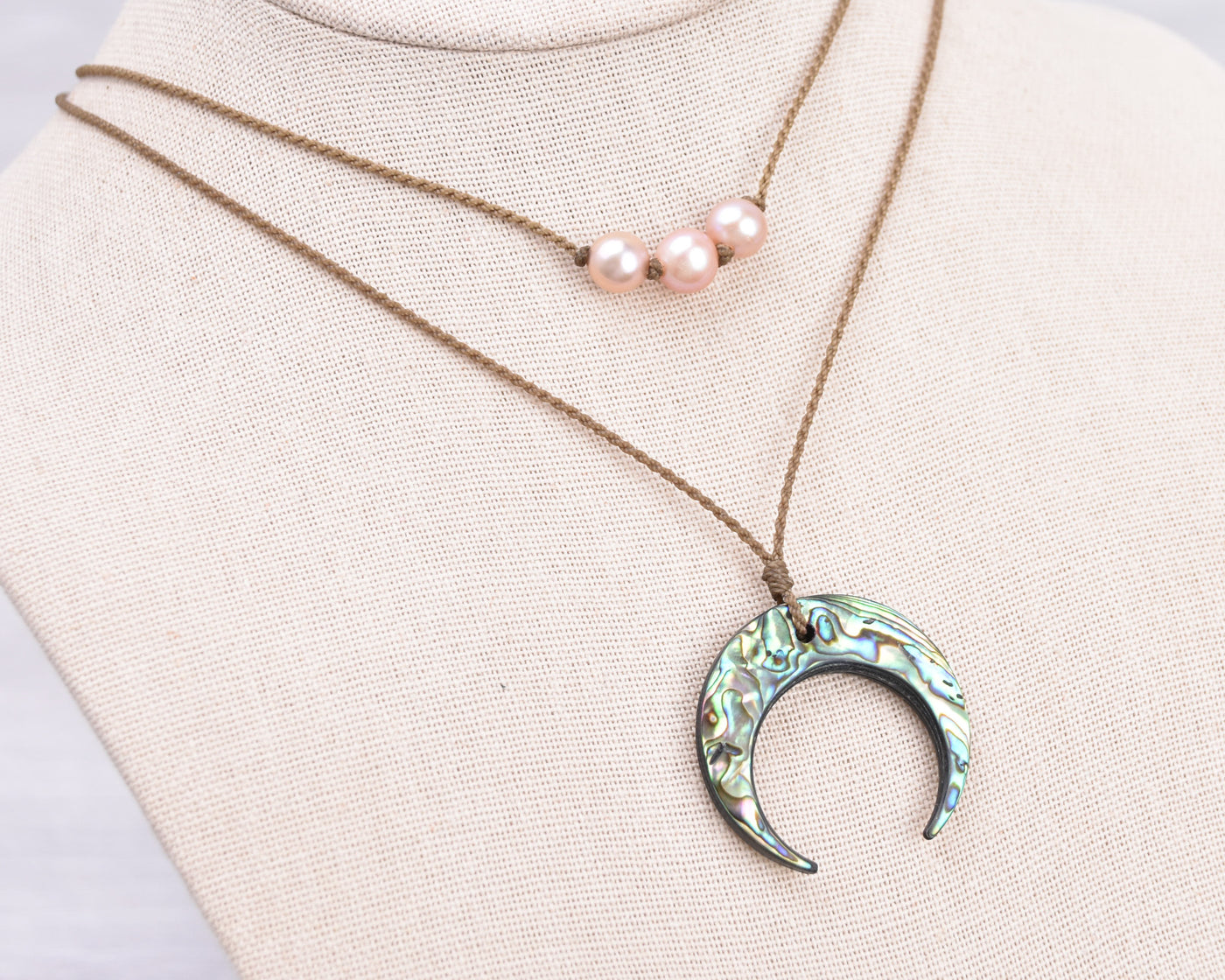 Abalone Sky - Necklace Stack