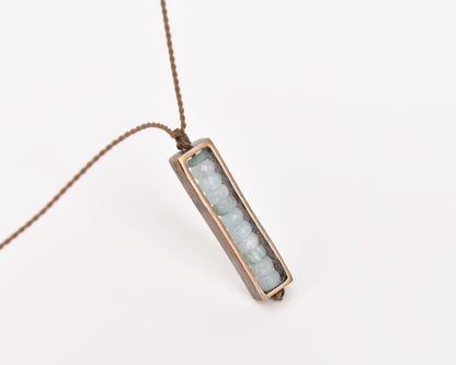 Terra-1072-Amazonite Faceted Rondelle