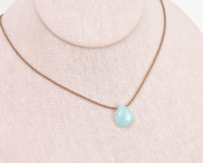 Dainty Crystal + Gemstone - Pendants