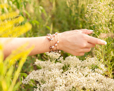 Bracelet-0142-Opalite Faceted Rondelle Petite
