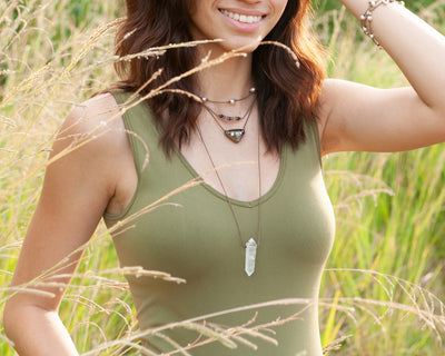 Princess Necklace-White Pearl Baroque Medium