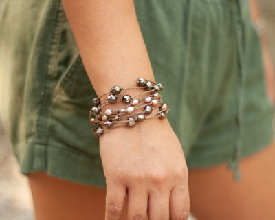 Wrap-0231- Blush Pearl Rice Petite