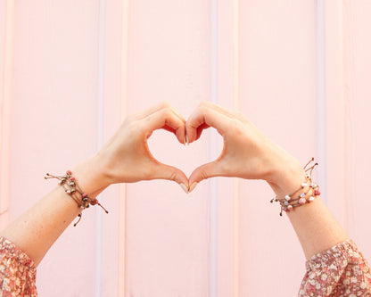 Blushing - Bracelet Stack