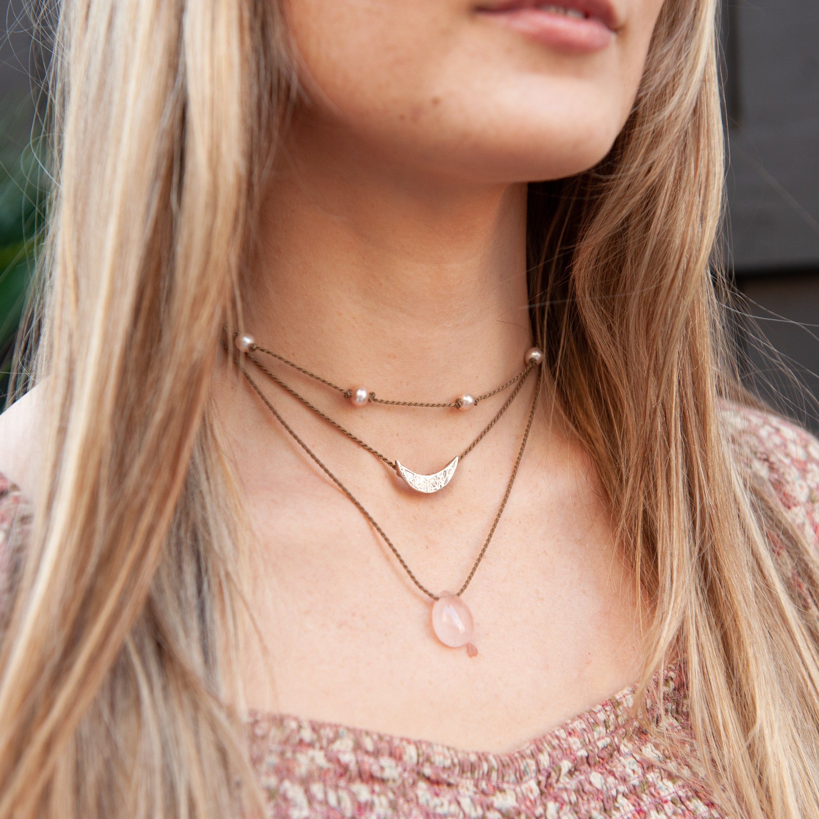 Bronze + Sterling Silver Demilune